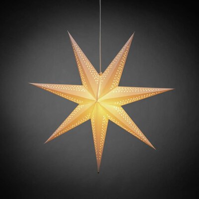 Konstsmide 5931-200 Karácsonyi csillag Csillag Fehér Kapcsolóval