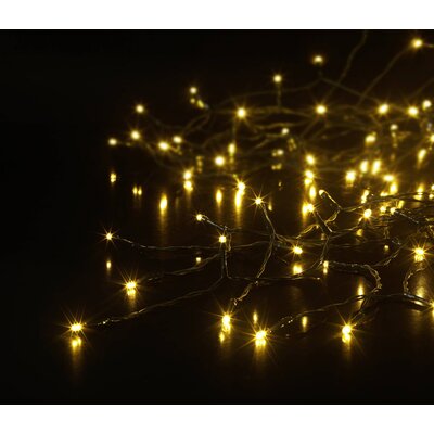 Sygonix LED-es karácsonyfa fényfüzér Beltérre/kültérre 230 V/50 Hz 120 SMD LED Melegfehér beállítható világítási üzemmód
