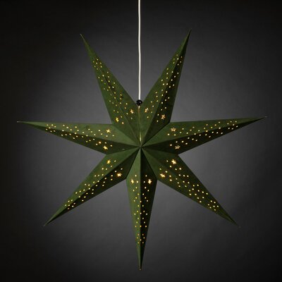 Konstsmide 5951-900 Karácsonyi csillag Csillag LED Zöld