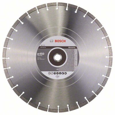 Bosch Accessories 2608602623 Bosch Power Tools Gyémánt bevonatú vágótárcsa Ø 450 mm 1 db