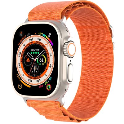 DUX DUCIS GS - szőtt nylon szíj Apple Watchhoz 38/40/41mm narancs