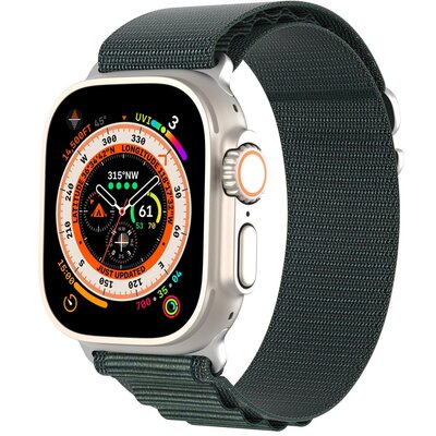 DUX DUCIS GS - szőtt nylon szíj Apple Watchhoz 38/40/41mm zöld