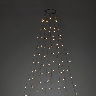 Konstsmide 6329-800 LED-es karácsonyfa fényfüzér Beltérre/kültérre EEK: E (A - G) Hálózatról üzemeltetett Fényforrások száma 560 LED Borostyán Megvilágított