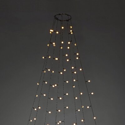 Konstsmide 6327-800 LED-es karácsonyfa fényfüzér Beltérre/kültérre EEK: F (A - G) Hálózatról üzemeltetett Fényforrások száma 240 LED Borostyán Megvilágított