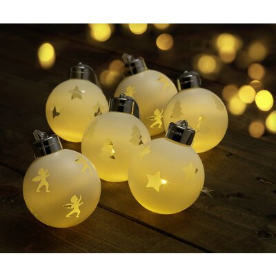 Sygonix Karácsonyfa világítás Beltérre 1,5 V 1 SMD LED Melegfehér (Ø) 8 cm távirányítóval