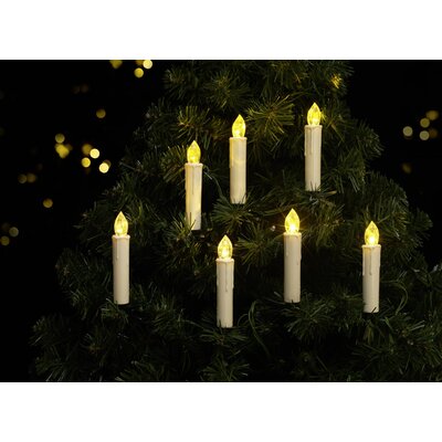 Kültéri karácsonyfa világítás távirányítóval, 20 db, melegfehér, elemes, Sygonix SY-4531626