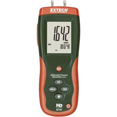 Extech HD700 Nyomásmérő Kalibrált (ISO) Légnyomás - 0.1378 bar