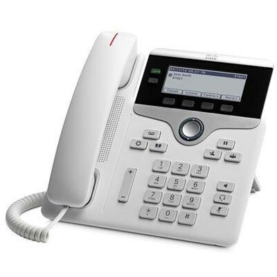 Cisco CP-7821-W-K9= Rendszertelefon, VoIP LC kijelző Fehér