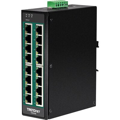 TrendNet TI-PG160 Ipari Ethernet switch 10 / 100 / 1000 MBit/s