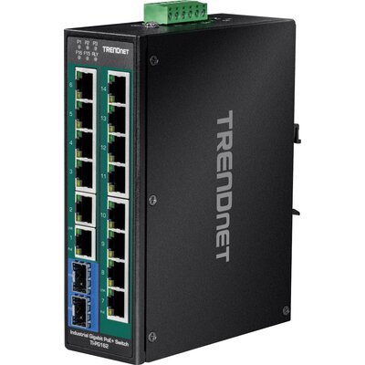TrendNet TI-PG162 Ipari Ethernet switch 10 / 100 / 1000 MBit/s