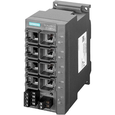 Ipari Ethernet switch Siemens SCALANCE X108PoE