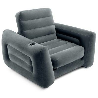 Intex 66551NP kihúzható fotel Fekete