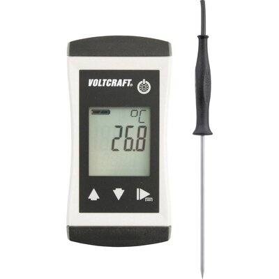 VOLTCRAFT PTM-120 Hőmérséklet mérőműszer -70 - 250 °C Érzékelő típus Pt1000 IP65 Kalibrált: ISO