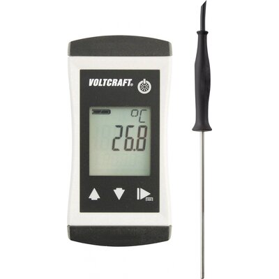 VOLTCRAFT PTM-110 Hőmérséklet mérőműszer -70 - 250 °C Érzékelő típus Pt1000 IP65 Kalibrált: ISO
