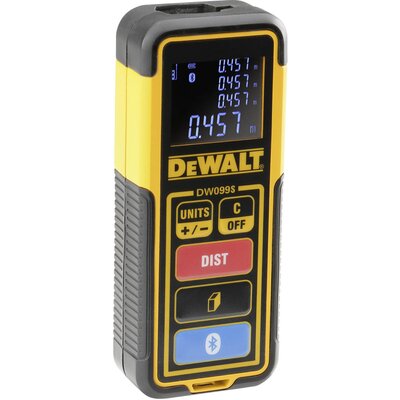 Dewalt DW099S Lézeres távolságmérő Kalibrált (ISO) Mérési tartomány (max.) 30 m