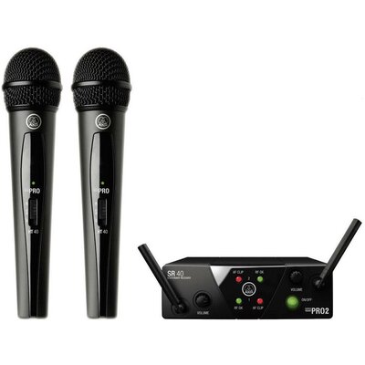 Vezeték nélküli mikrofon készlet AKG WMS40MiniDual