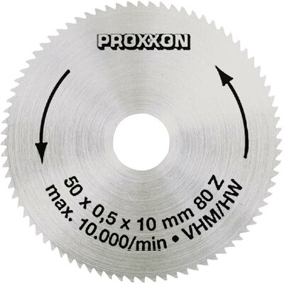 Proxxon 28011 Keményfém körfűrészlap 50 x 10 x 0.5 mm Fogak száma (collonként): 80 1 db