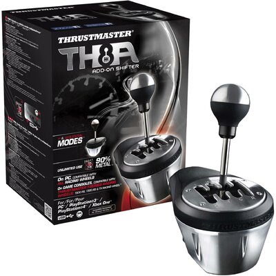 Thrustmaster TX Racing Wheel TH8A Shifter AddOn Váltó PlayStation 3, PlayStation 4, PC, Xbox One Fekete, Króm