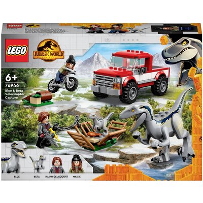LEGO® JURASSIC WORLD™ 76946 Blue &amp Beta a Velociraptor csapdában