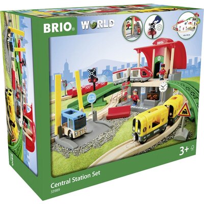 BRIO nagy városi vasútállomás készlet