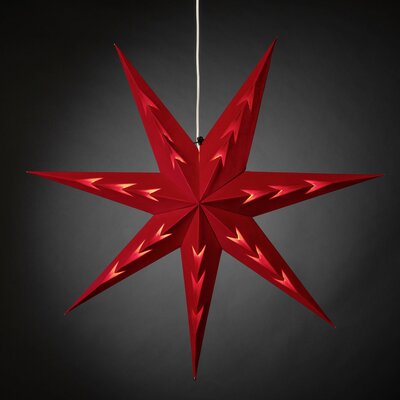 Konstsmide 5953-550 Karácsonyi csillag Csillag Piros
