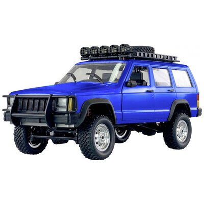 Amewi JC-X12 Scale Kék Brushed 1:12 RC modellautó Elektro Terepjáró 4WD RtR 2,4 GHz Akkuval és töltőkészülékkel