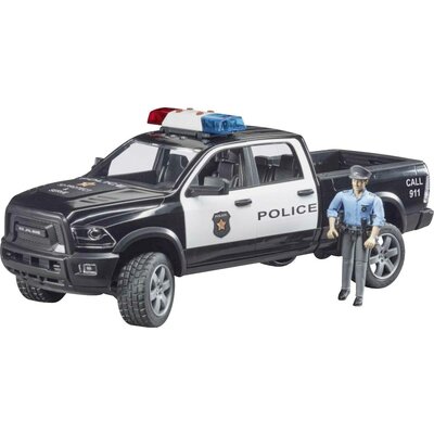 Bruder rendőrségi kisteherautó, rendőr figurával