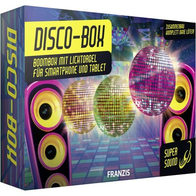 Franzis Verlag 67082 Disco-Box Építőkészletek, Hang és fény Építőkészlet 14 éves kortól