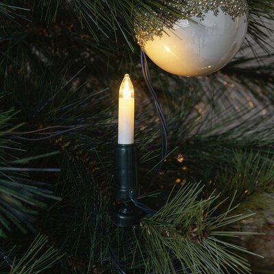 Konstsmide LED Karácsonyfa világítás 4,5 V Fényfüzérrendszer kivitel Borostyán