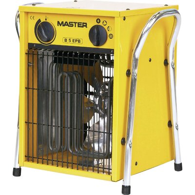 Master Klimatechnik B-5IT Fűtőtest 85 m³ Sárga, Fekete