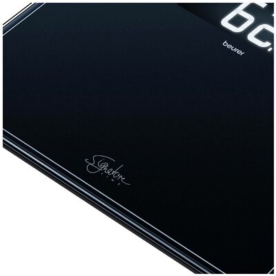 Beurer GS 410 Signature Line Digitális személymérleg Mérési tartomány (max.)=200 kg Fekete