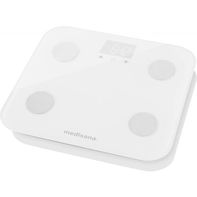 Medisana BS 600 WiFi Testzsíranalizáló mérleg Mérési tartomány (max.)=150 kg Fehér Bluetooth-szal