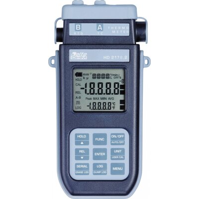 Delta Ohm HD2178.2 Kit Hőmérséklet mérőműszer Kalibrált (ISO) -200 - +600 °C