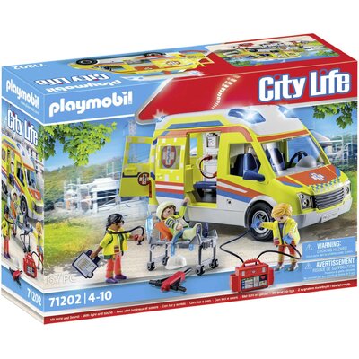 Playmobil® City Life Mentőautó fénnyel és hanggal 71202