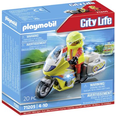 Playmobil® City Life Sürgősségi motorkerékpár villogó fénnyel 71205