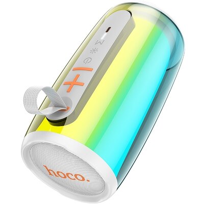 HOCO bluetooth / vezeték nélküli hangszóró Jumper LED HC18 fehér
