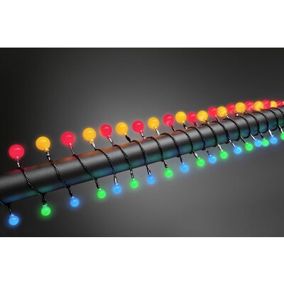 Konstsmide 3680-507 Motívumos fényfüzér Beltérre/kültérre Hálózatról üzemeltetett Fényforrások száma 80 LED Többszínű Megvilágított hossz: 6.32 m