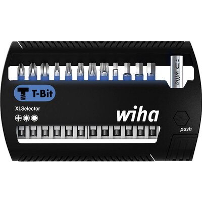 Wiha 41831 Bit készlet 13 részes Kereszthornyú Phillips, Belső hatlap, TORX Plus