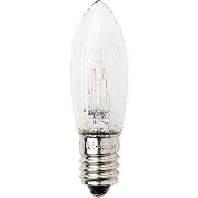 Tartalék LED izzó fényfüzérhez 3 db E10 6 V, melegfehér, Konstsmide 5072-730