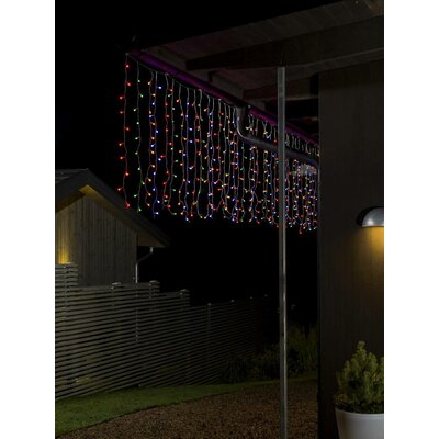 Konstsmide Fényfüggöny Kültérre 24 V 200 LED Többszínű (H x Sz x Ma) 12.47 m x 247 cm x 100 cm