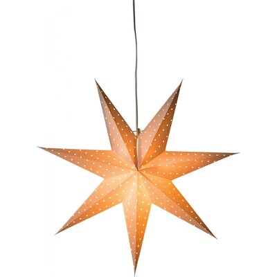 Konstsmide 2910-200 Karácsonyi csillag Izzólámpa, LED Fehér Hímzett, Lyukasztott motívumokkal, Kapcsolóval