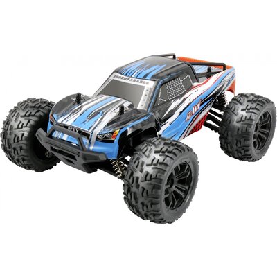 Reely RAW Kék Brushed 1:14 RC modellautó Elektro Monstertruck 4WD RtR 2,4 GHz Akkuval és töltőkészülékkel