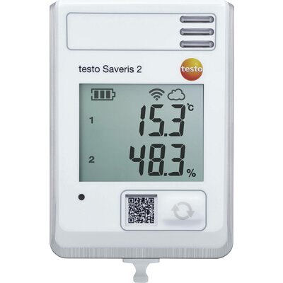testo Saveris 2-H1 - WiFi-s adatgyűjtő kijelzővel, beépített hőmérséklet és relatív páratartalomérzékelővel