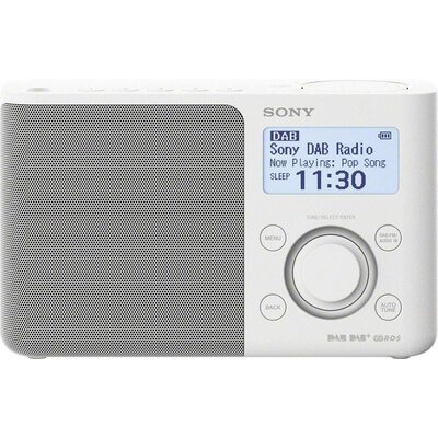 Sony XDR-S61D Koffer rádió DAB+, URH AUX Fehér