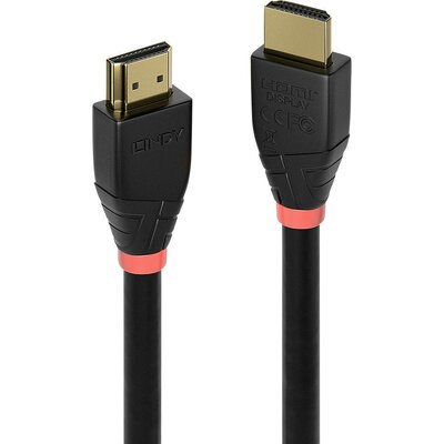 LINDY HDMI Csatlakozókábel HDMI-A dugó, HDMI-A dugó 15.00 m Fekete 41072 aranyozott érintkező HDMI kábel