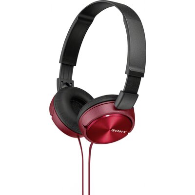 Sony MDR-ZX310 On Ear fejhallgató Vezetékes Piros Összehajtható