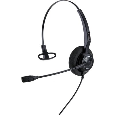 Alcatel-Lucent Enterprise AH 11 U Telefon On Ear headset Vezetékes Mono Fekete mikrofon zajelnyomás