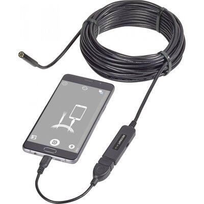 USB-s endoszkóp mobiltelefonhoz ø 8 mm hossz: 9,85 m Voltcraft VC-8919590