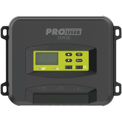 ProUser SCM30 Napelem töltésszabályozó MPPT 12 V, 24 V 30 A