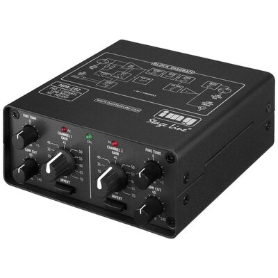 IMG StageLine MPA-202 2 csatornás Mikrofon vezérlőerősítő